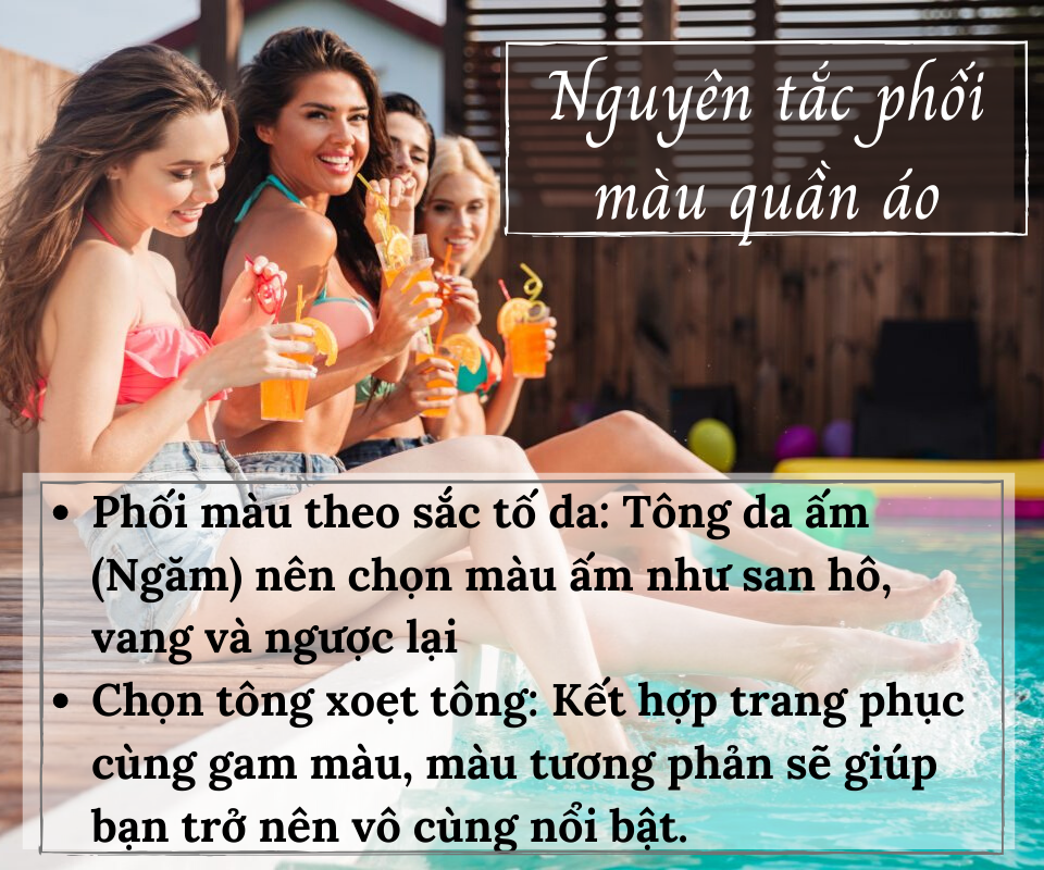 Một số nguyên tắc phối màu quần áo_